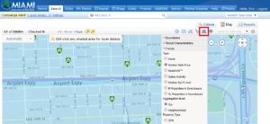 MAP LAYERS available - Boundaries, Parcel Characteristics, Trends and Points of Interest. 