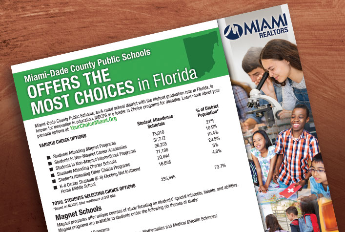 Miami-Dade County - Public Schools - Co-branded flyer