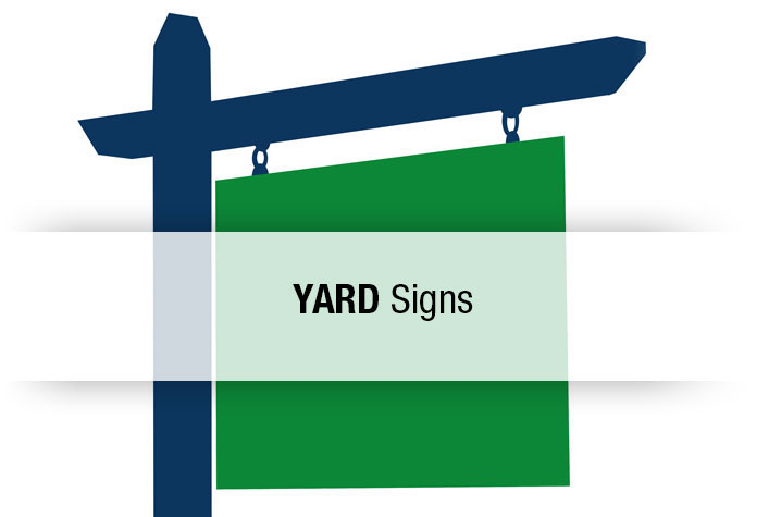 Yard signs