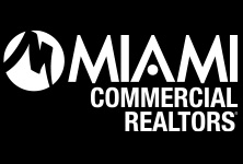 MIAMI Realtors commercial logo in white