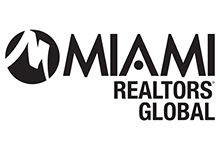 MIAMI Realtors global logo in black