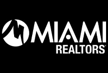 MIAMI Realtors logo in white