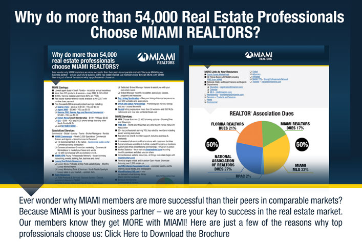 Why MIAMI? Why do more than 54,000 real estate professionals choose MIAMI REALTORS?