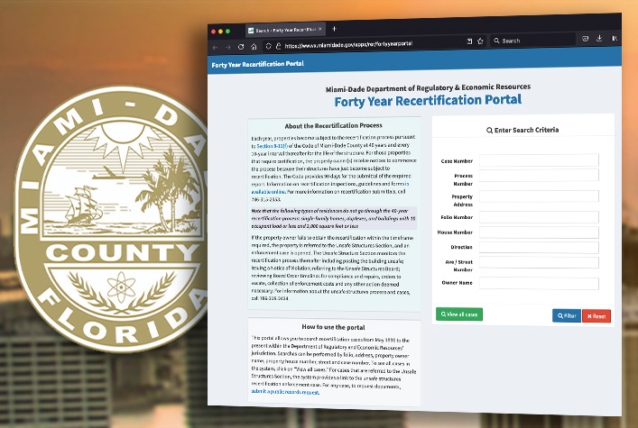 Dade-Building-Recertifications Miami-Dade County Property Appraiser