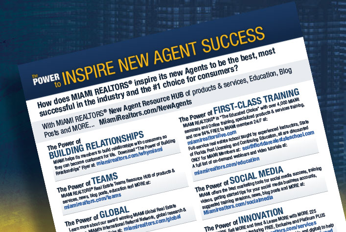 The POWER of Inspire New Agents - Florida Realtors AD 090121