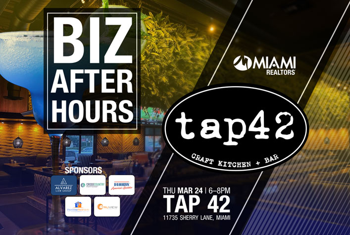 MIAMI Biz After Hours - Tap 42 - THU. March 24