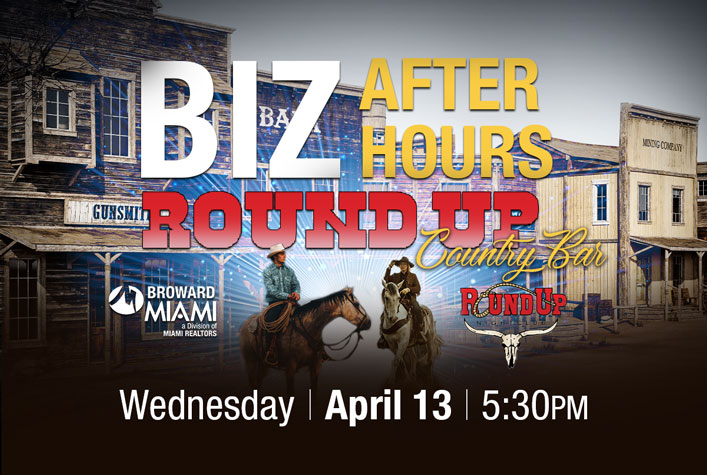 Broward Biz After Hours – Round Up Night Club & Restaurant - April 13