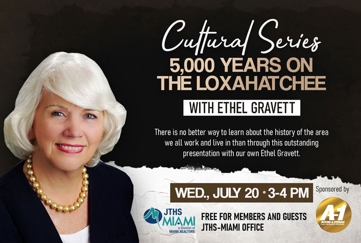 Cultural Series: Five Thousand Years on the Loxahatchee with Ethel Gravett