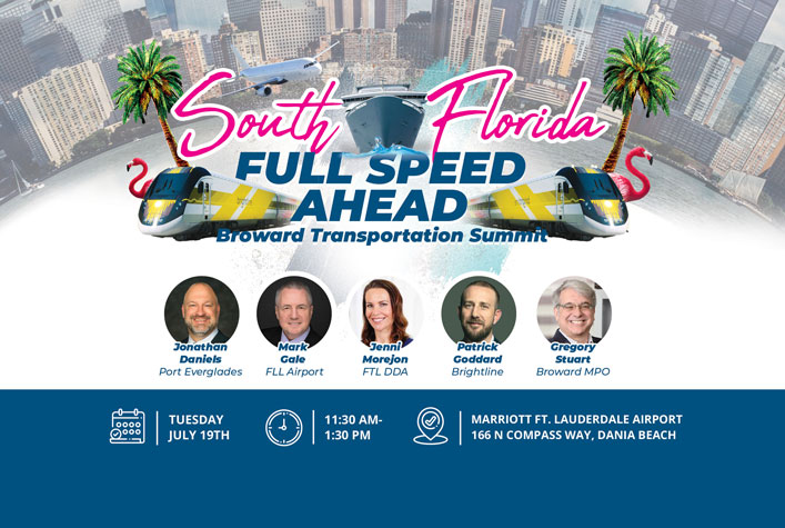 South Florida Full Speed Ahead - July 19 - 11:30am - Marriott Fort Lauderdale Airport