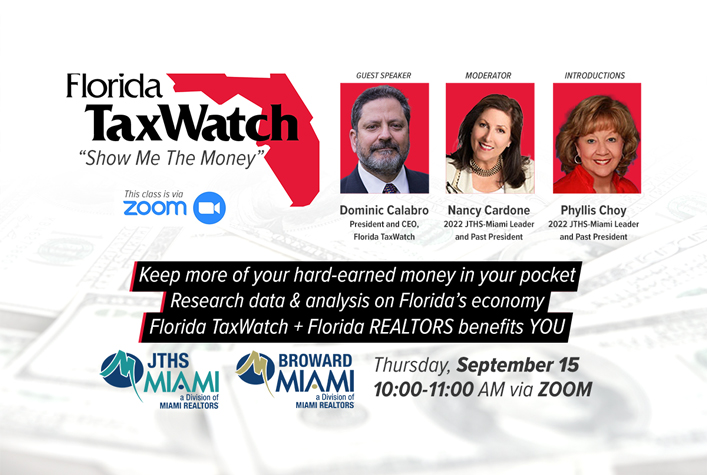 oin Dominic Calabro, President & CEO of Florida TaxWatch, as he discusses how their research can help you keep more of your hard-earned money in your pockets.