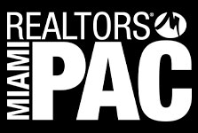 MIAMI REALTORS PAC logo - White - Knockout