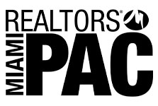 MIAMI REALTORS PAC logo - Black