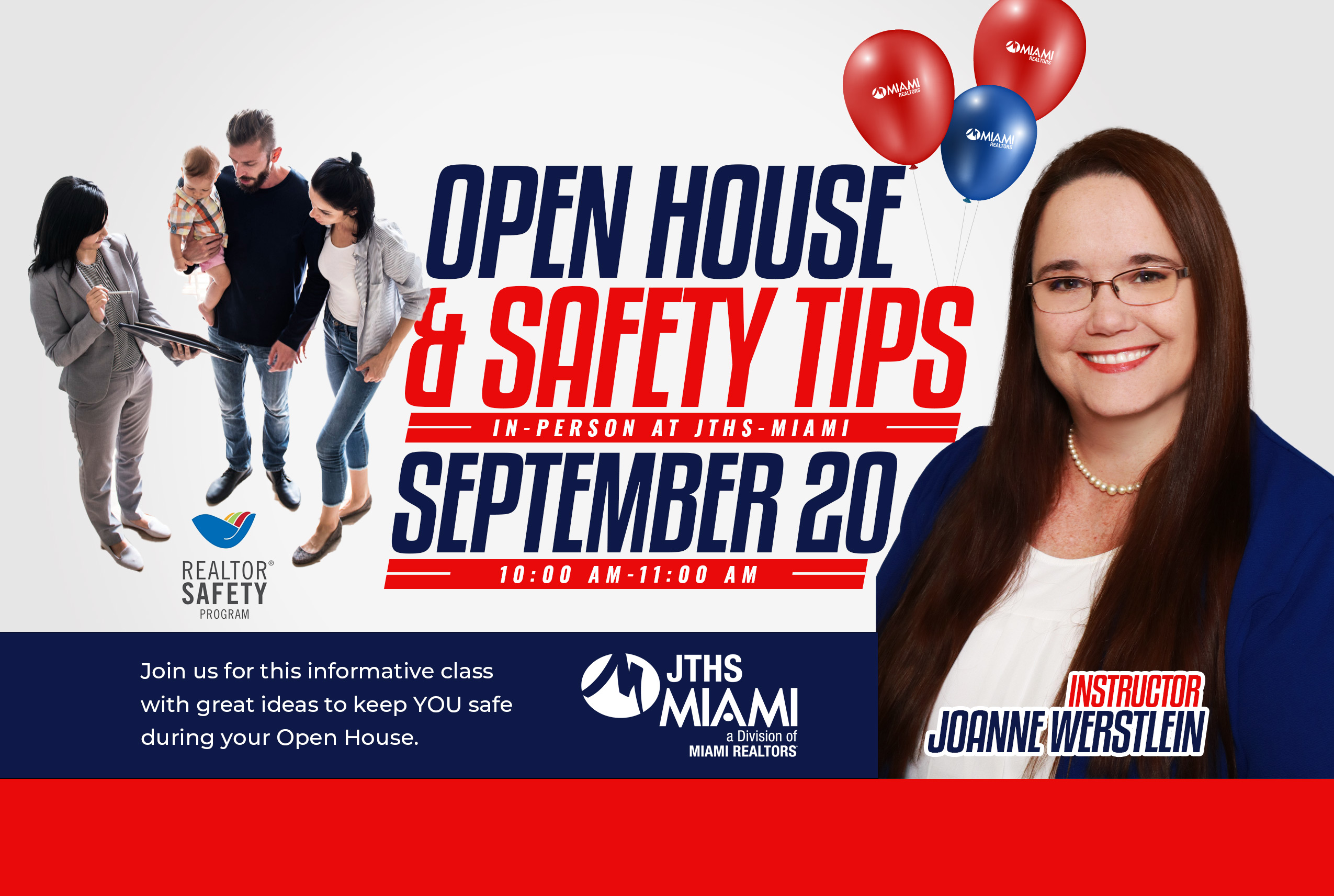 Open House Tips & Realtor Safety – In Person @ Jupiter