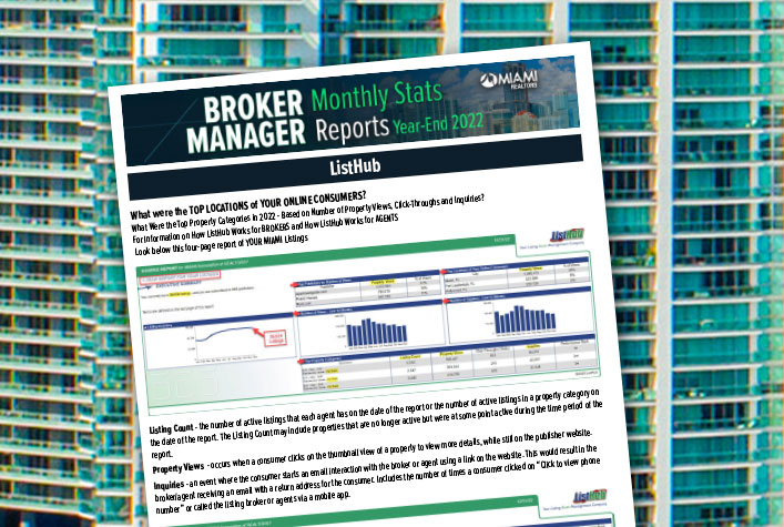 ListHub - Brokers Managers YearEnd Reports