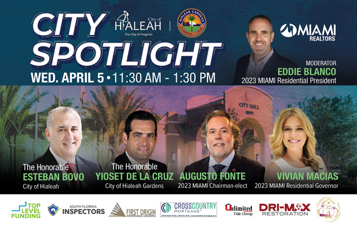 Take your lunch hour to the next level while hearing about the latest happenings in Hialeah & Hialeah Gardens.