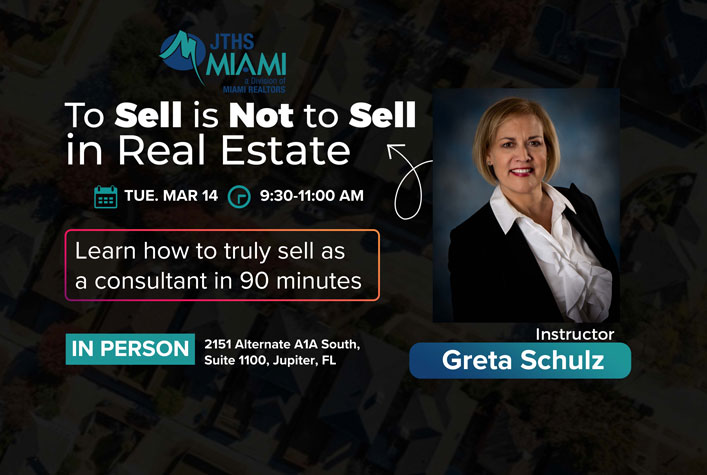 (J) To Sell is Not to Sell (In Person at Jupiter Office)