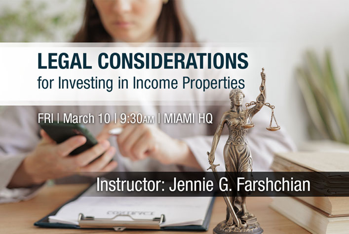 Legal Considerations for Investing in Income Properties