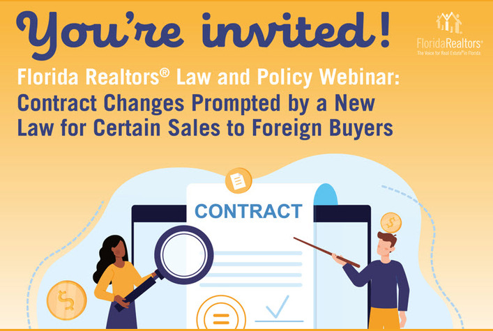 You're invited! Florida Realtors Law and Policy Webinar