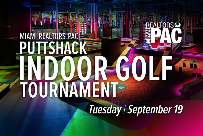 MIAMI REALTORS Puttshack Indoor Golf Tournament - Wednesday, September 13