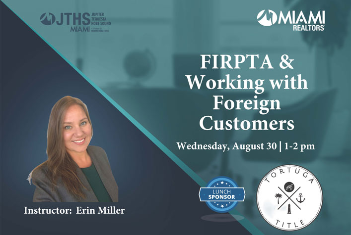 FIRPTA & Working with Foreign Customers