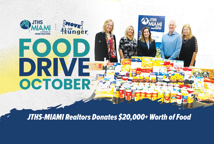 JTHS-MIAMI Realtors Food Drive Doinates $20,000+ Worth of Food - October 2023