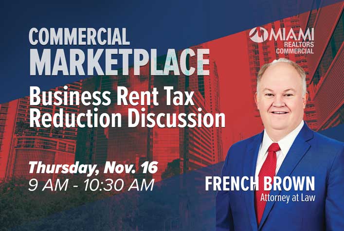 Commercial Marketplace - Business Rent Tax Reduction Discussion