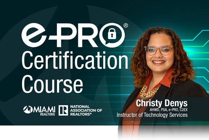 NAR’s e-PRO® Certification - Christy Denys