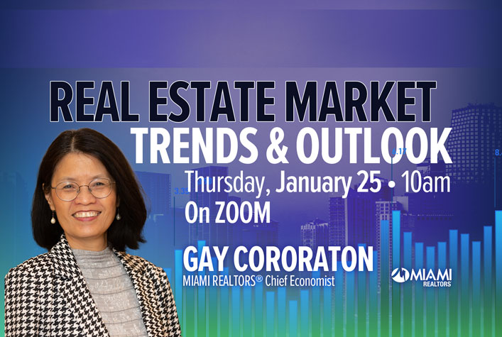 ZOOM - Real Estate Market Trends and Outlook Thursday, January 25, 2024 (10:00 AM to 11:00 AM)