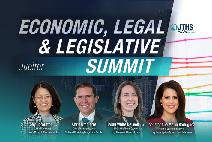 Jupiter Economic, Legal & Legislative Summit. January 23 @ 9:30 am - 11:30 am. The Els Center of Excellence