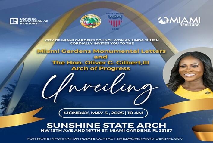 Miami REALTORS® Partners with City of Miami Gardens to Launch Monumental Letters
