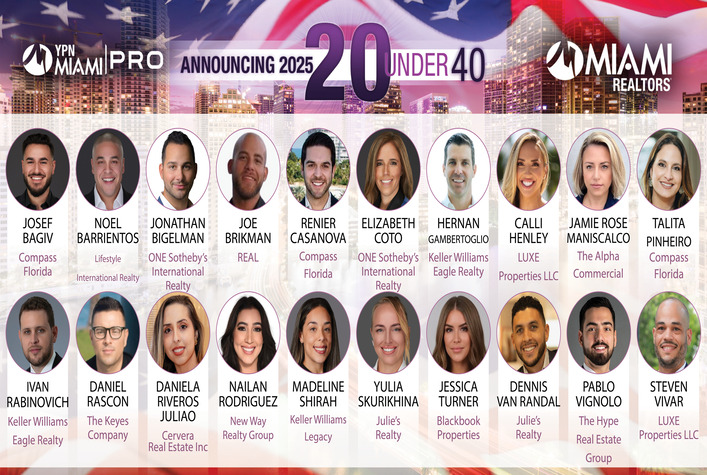MIAMI Realtors 20 Under 40 Awards Recognizes Young Realtors Making a Difference