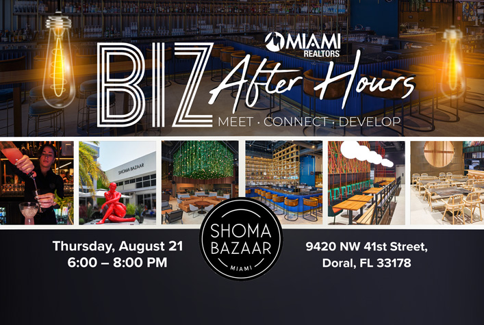 MIAMI Biz After Hours at Shoma Bazaar - August 21