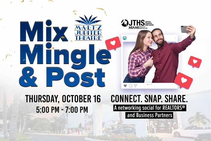Join us for Mix, Mingle & Post, a fun and purposeful networking social for REALTORS® and Business Partners.