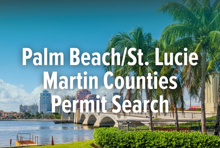 Palm Beach St. Lucie Martin Counties Permit Search