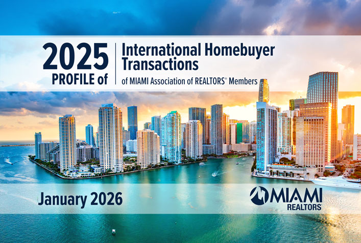 2025 International Homebuyer Transactions of MIAMI REALTORS Members - January 2026