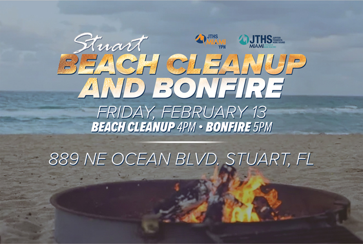 Beach Cleanup and Bonfire