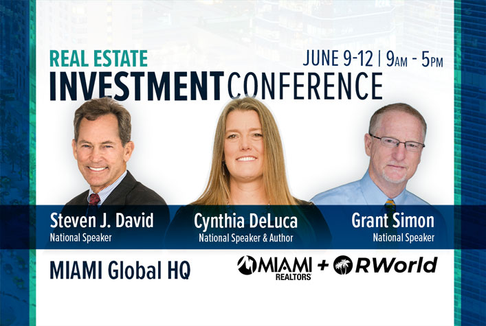 (HQ) Real Estate Investment Conference June 9 @ 9:00 am - June 12 @ 5:00 pm Instructor: Steve David