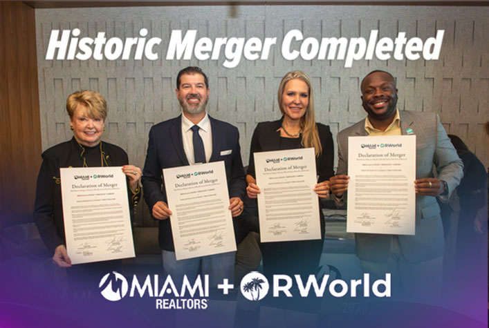 MIAMI REALTORS® and RWorld Complete Historic Merger on May 11, 2026.