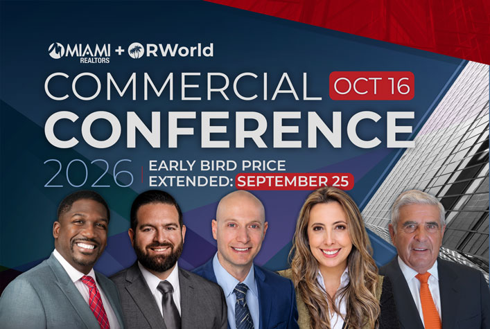 Commercial Conference - FRI, OCT 16, 9-2pm, MIAMI+RWORLD HQ