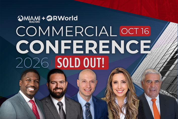 Commercial Conference - FRI, OCT 16, 9-2pm, MIAMI+RWORLD HQ