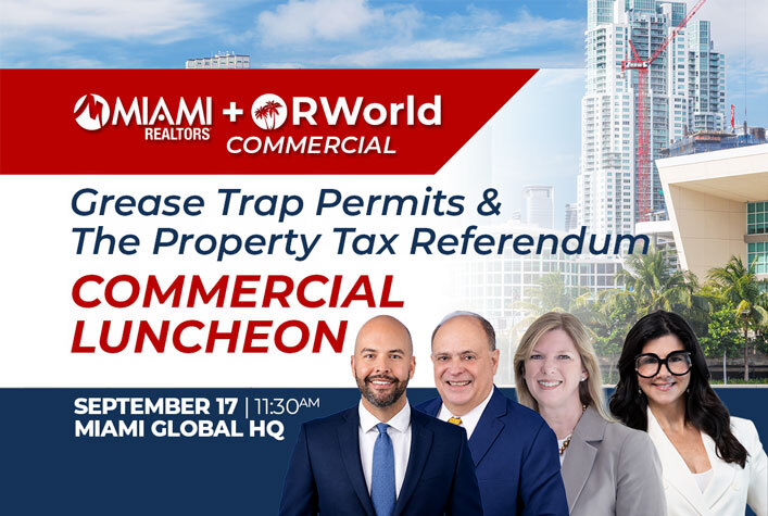 Grease Trap Permits & The Property Tax Referendum COMMERCIAL LUNCHEON - September 17
