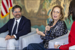 David Martin, CEO of Terra, and Alicia Cervera Lamadrid, managing partner of Cervera Real Estate, 